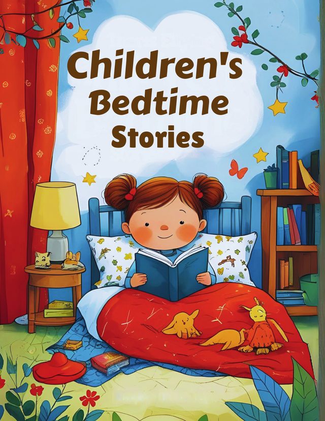 Children's bedtime stories book cover