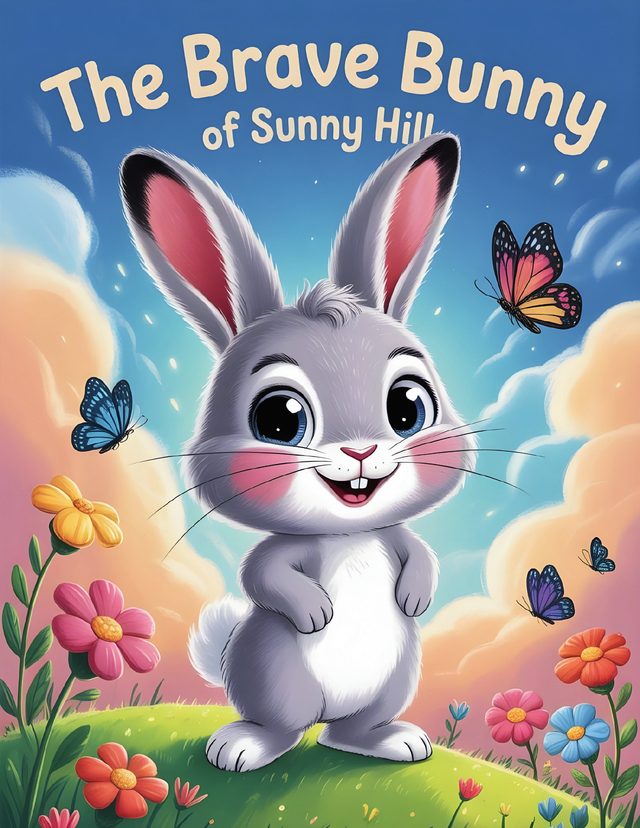 The Brave Bunny story book cover
