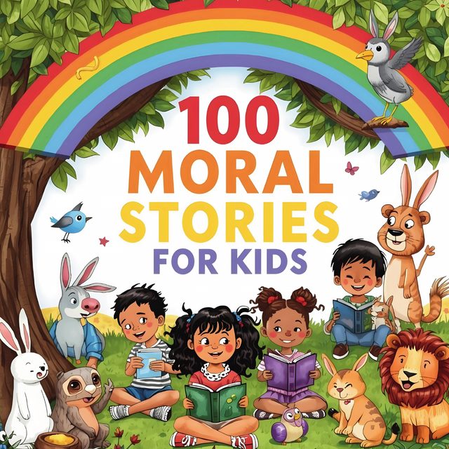 100 Moral Stories for kids cover