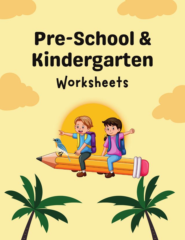 Preschool and kindergarten worksheets cover