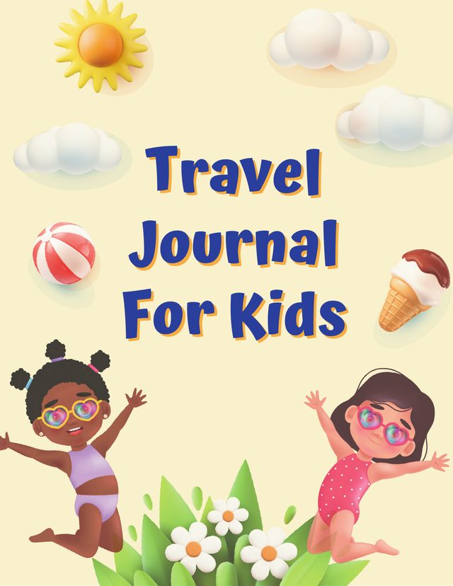Travel journal for kids cover